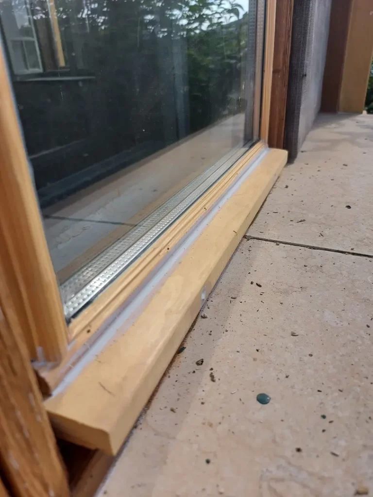 Thermo üveg beépítés kapcsolt gerébtokos ablakba 2